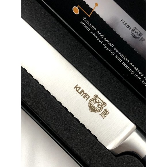 KUMA Bread Knife 10 Inch Razor Sharp Fine Serrated New Open Box - Picture 7 of 8